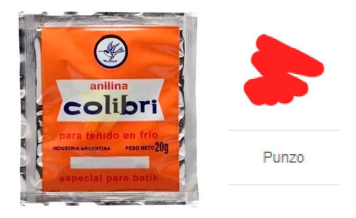 ANILINA COLIBRI punzo 20g  (x uni)
